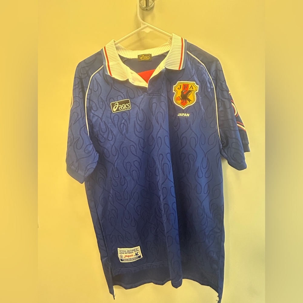 Vintage 90s Official Uniform of Japan National Team Jersey 1998-1999 World Cup